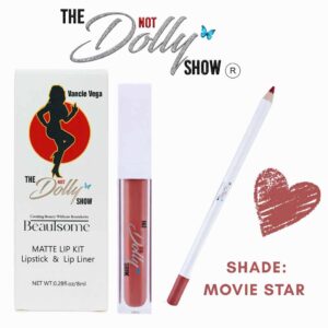 Vancie Vega The Not Dolly Show Matte Lip Kit Lipstick & Lip Liner - Movie Star