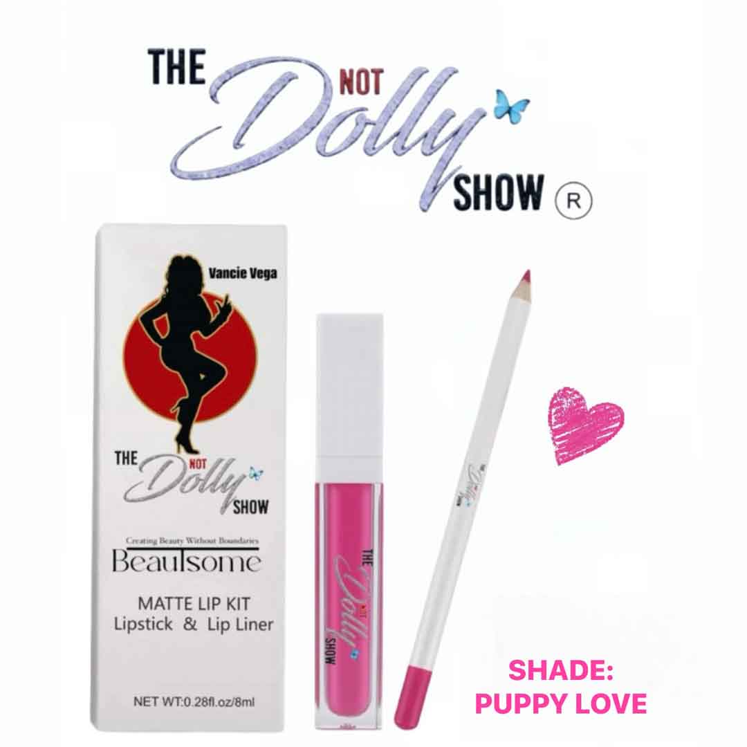 The Not Dolly Show Matte Lip Kit – Shade: Puppy Love